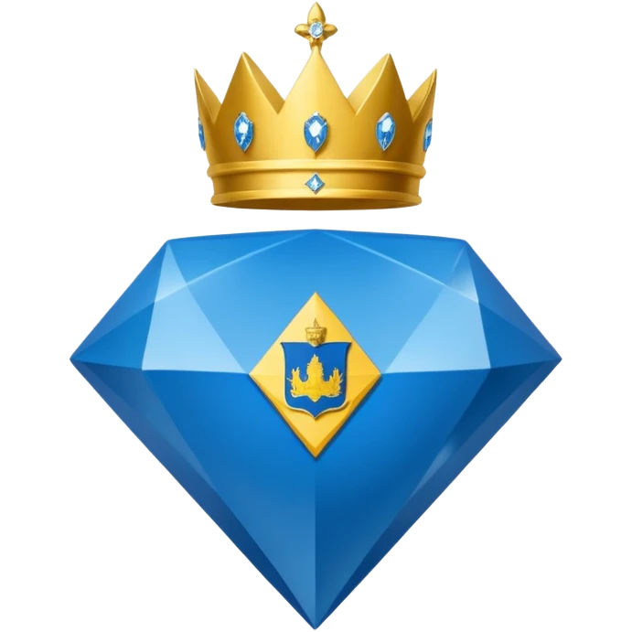 Delaware flag simplified with recognizable emblem emoji