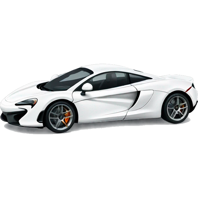 White McLaren  emoji