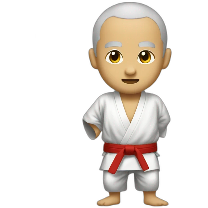 Gichin Funakoshi + karate emoji