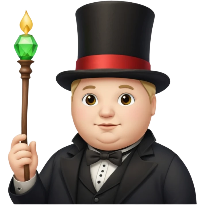 Magician obese  emoji