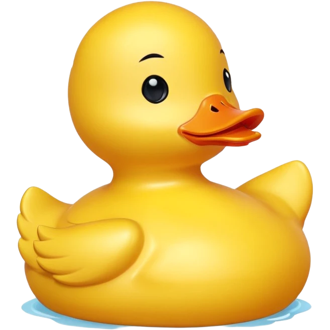 Rubber duck gettinf high cartoon emoji