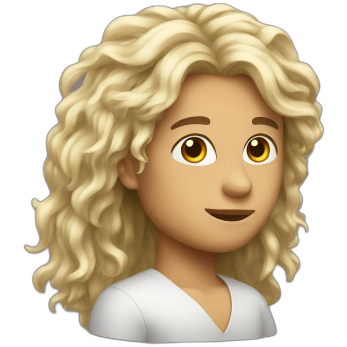 Long hair emoji