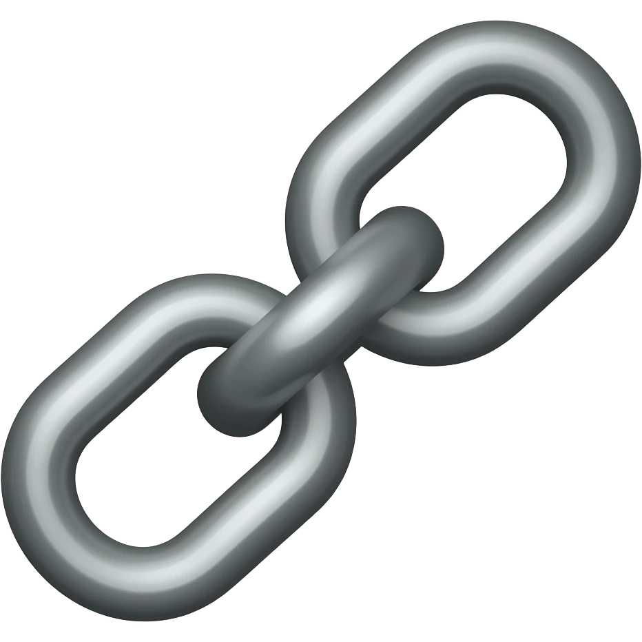 Chain symbol like this "⛓️" emoji