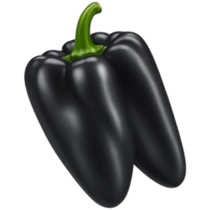 black-capsicum emoji