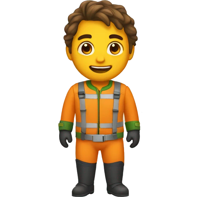 Trevo laranja  emoji