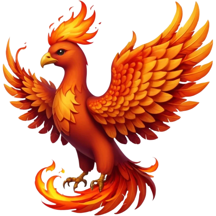 phoenix rising from the ashes emoji