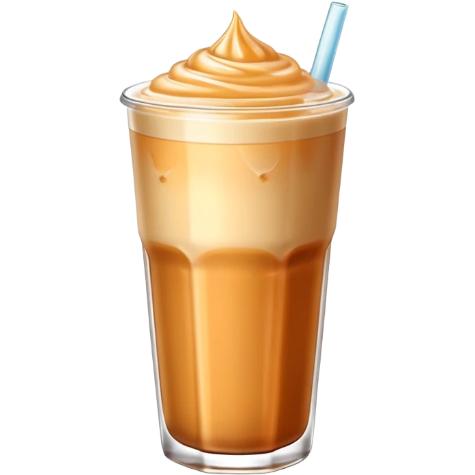 Iced milk tea emoji