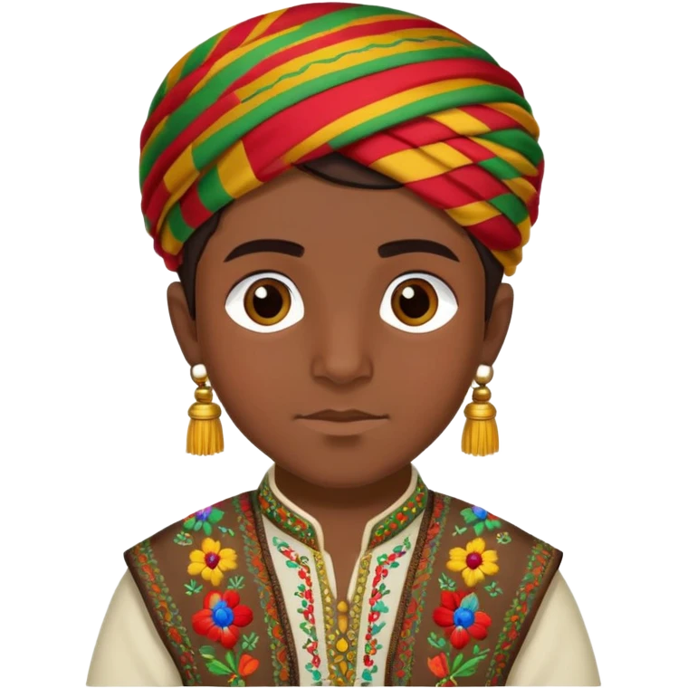 Kurdish boy in traditional clothes emoji