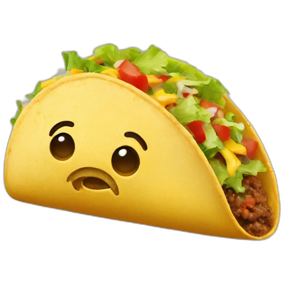 taco with a taco in i emoji