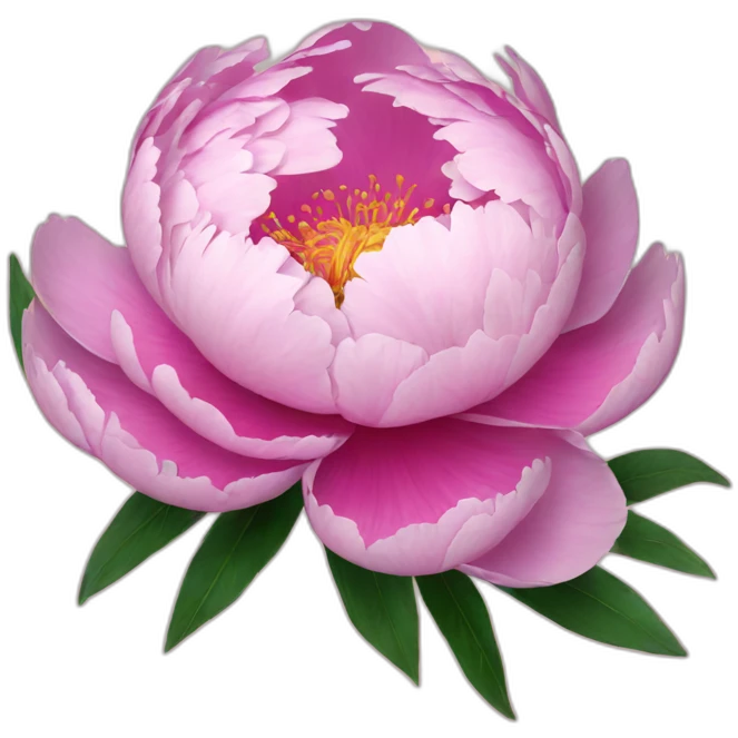 Peony emoji