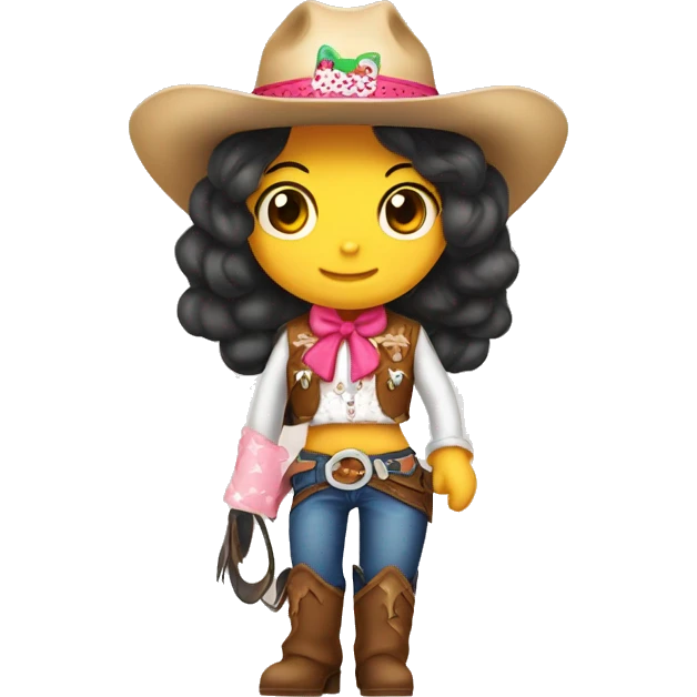Hello kitty as a cowgirl  emoji
