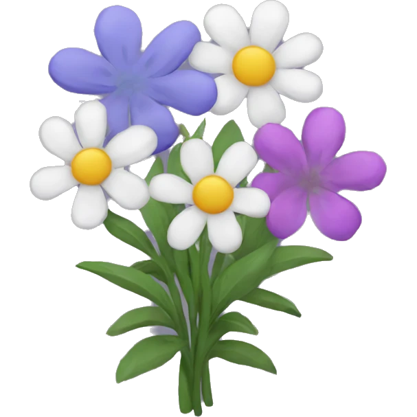 Wildflower bouquet emoji
