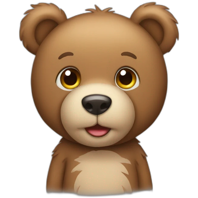 Teddy bear emoji