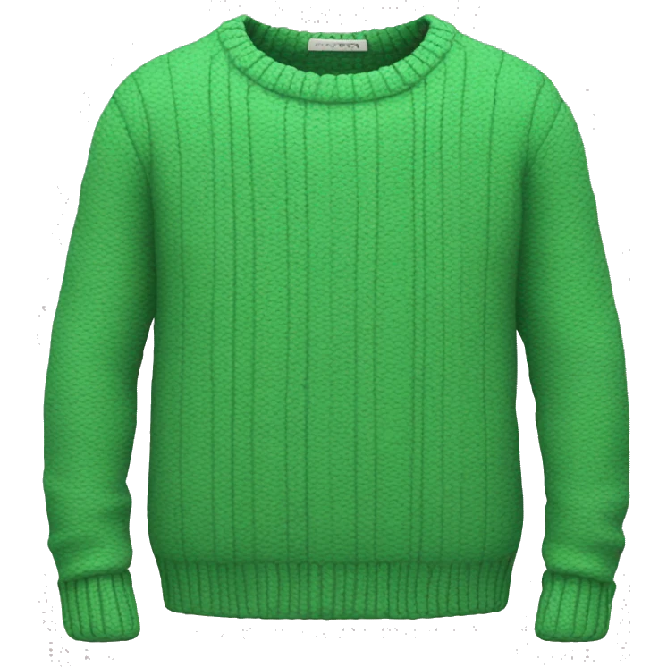 sweater green emoji