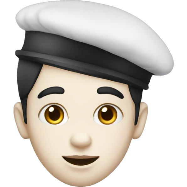 Mime french boy emoji