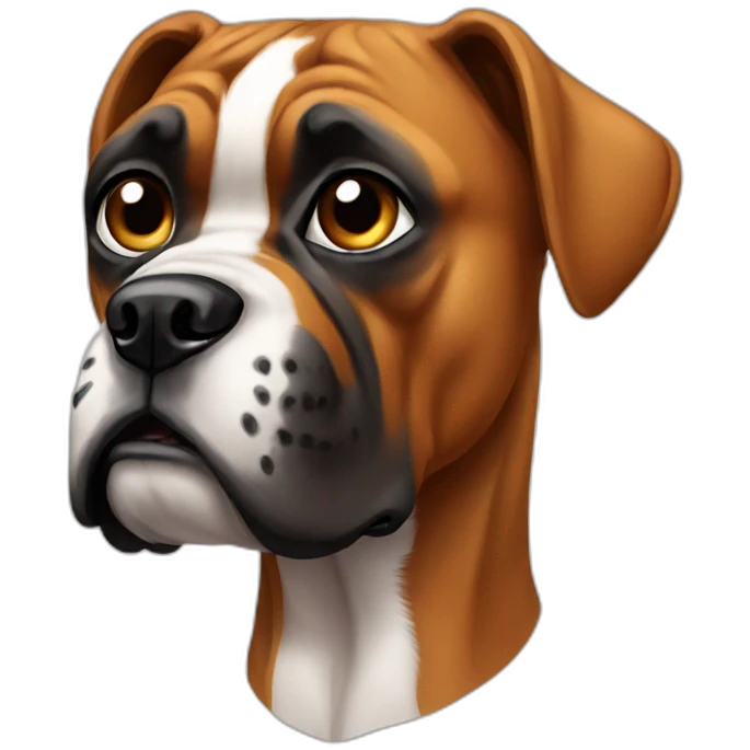 Boxer dog emoji
