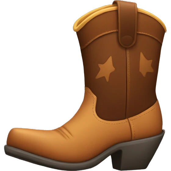 Cowboy boot  emoji
