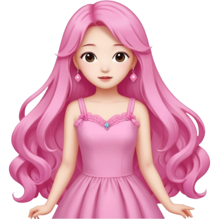 Jang wonyoung asian kpop cute girl pink coquette, pink accessories emoji