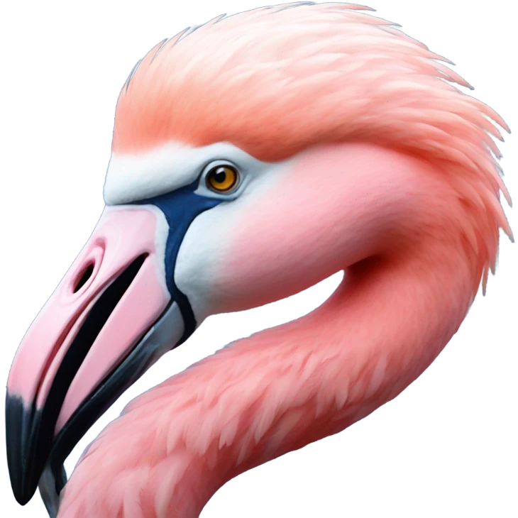 blue flamingo emoji