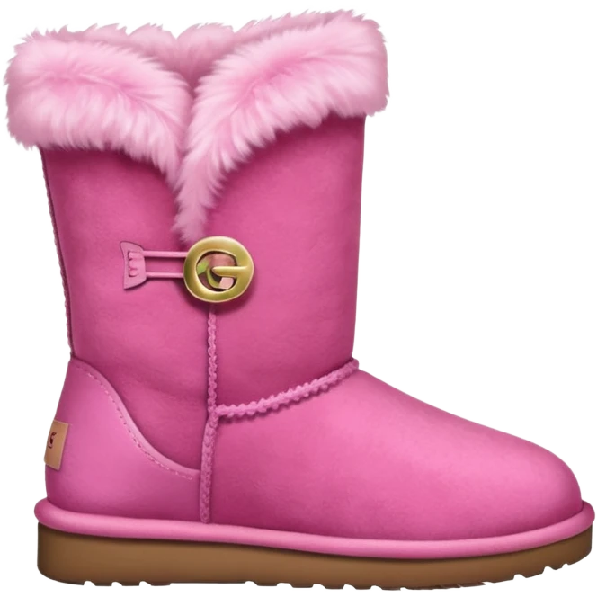 Pink uggs emoji