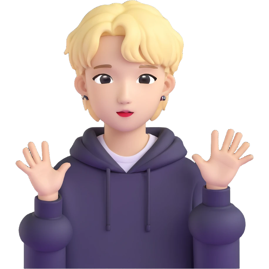 Bang Chan from Stray Kids, K-pop idol emoji