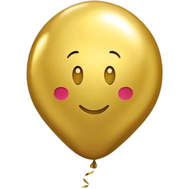 21 birthday shaped balloon  emoji