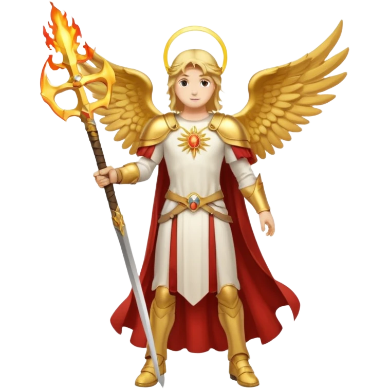 Archangel Uriel full body emoji
