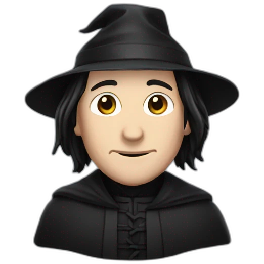 snape with cap that says best uncle emoji