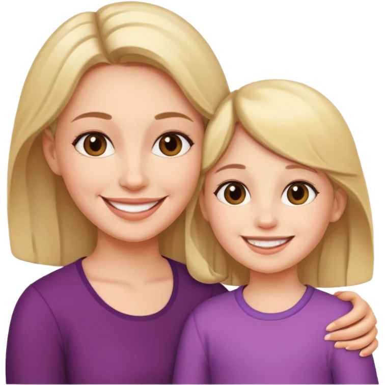 Mother and Daughter  emoji