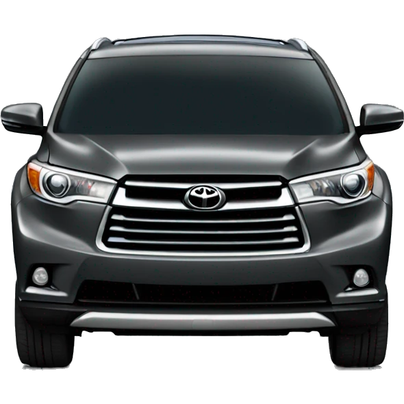 dark grey Toyota highlander  emoji
