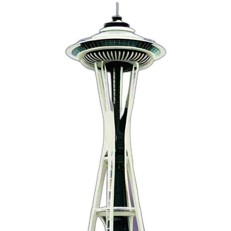 Space needle emoji