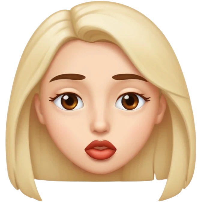 kiss eye roll  emoji