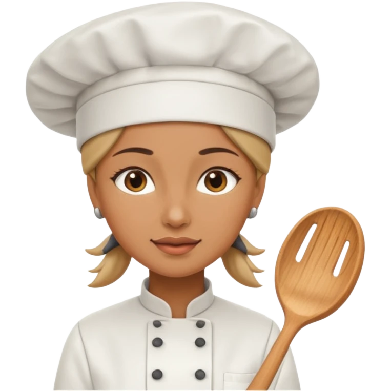 woman wearing chef hat emoji