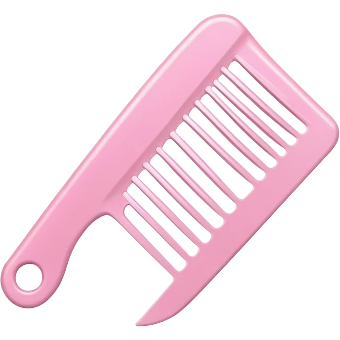 pastel pink comb emoji