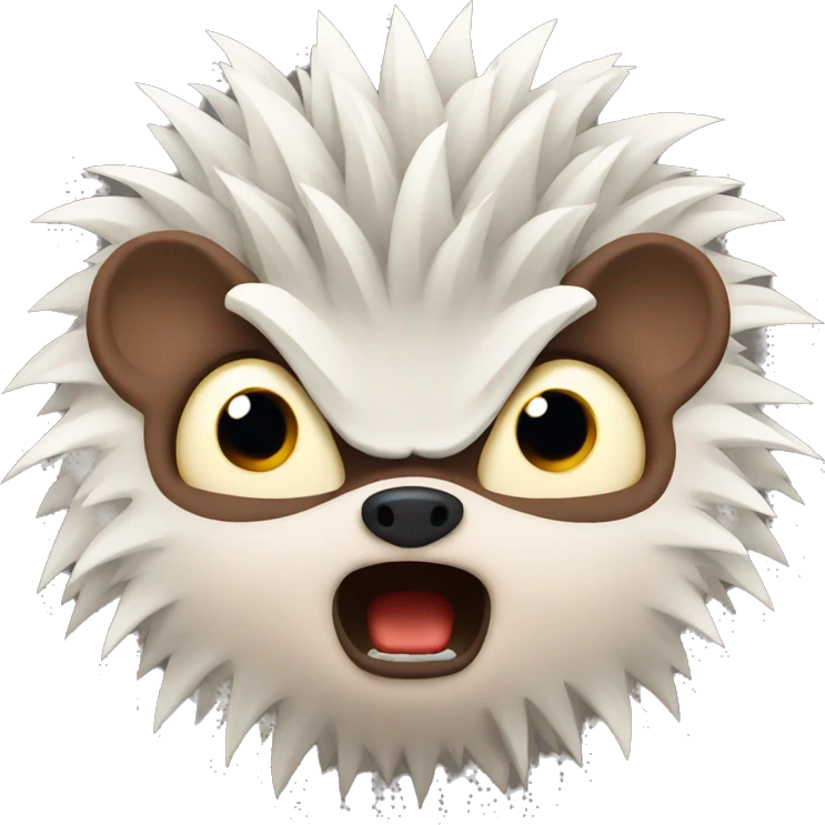 angry hedgehog emoji