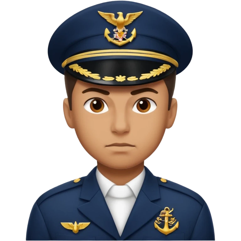 serious fighter of the navy emoji