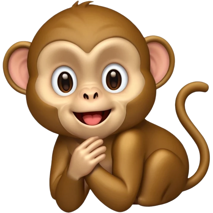 burping monkey emoji