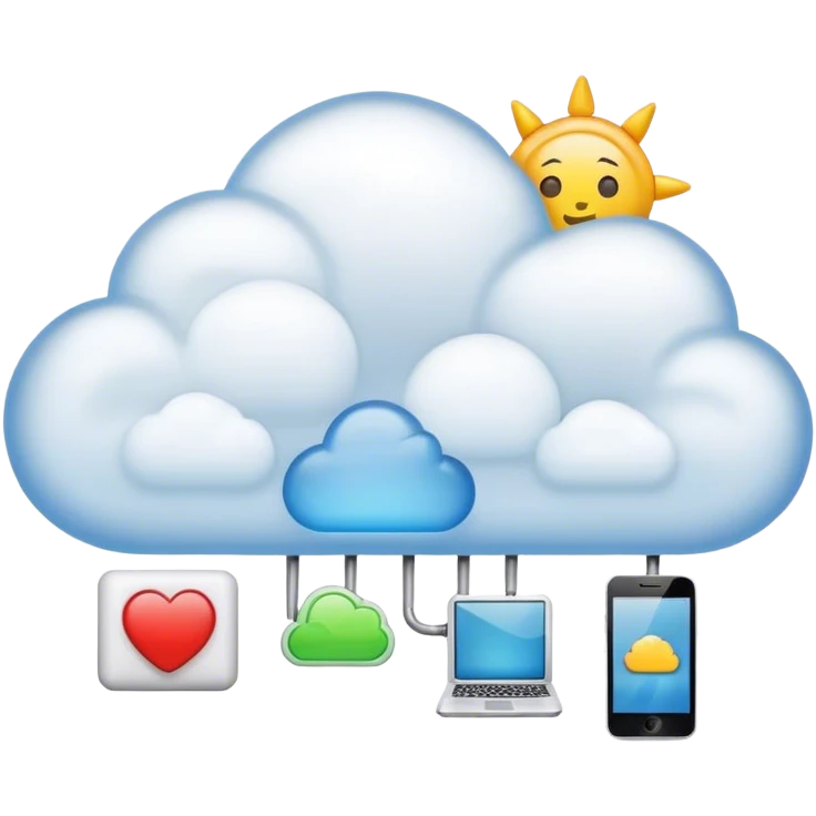 cloud computing emoji