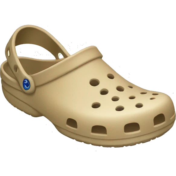 Beige Crocs  emoji