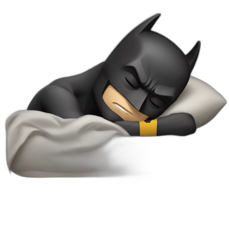 batman sleeping emoji
