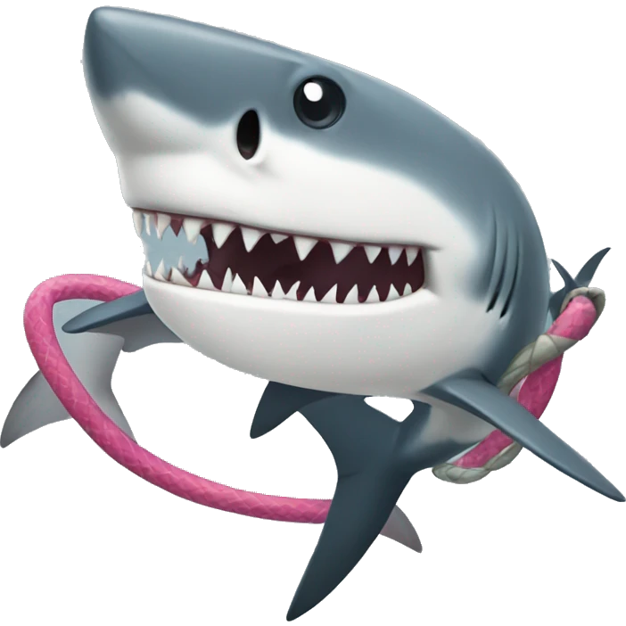 shark with pitvipers emoji