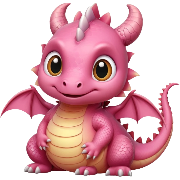 fat choncc baby pink dragon emoji