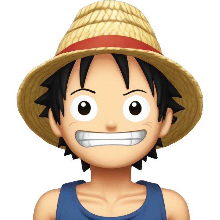 luffy form one piece emoji