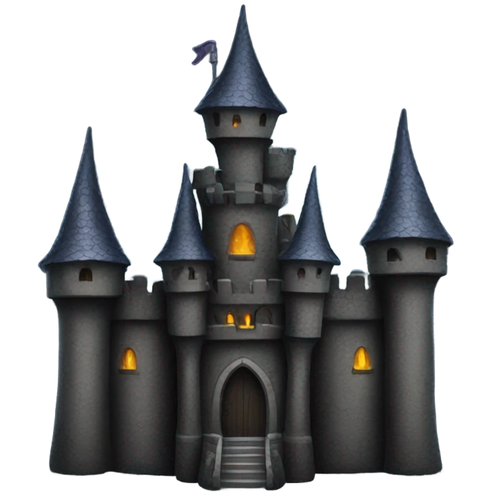 Dark castle emoji