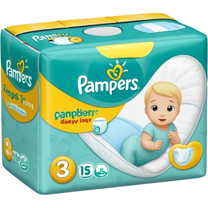 pampers tape diaper emoji