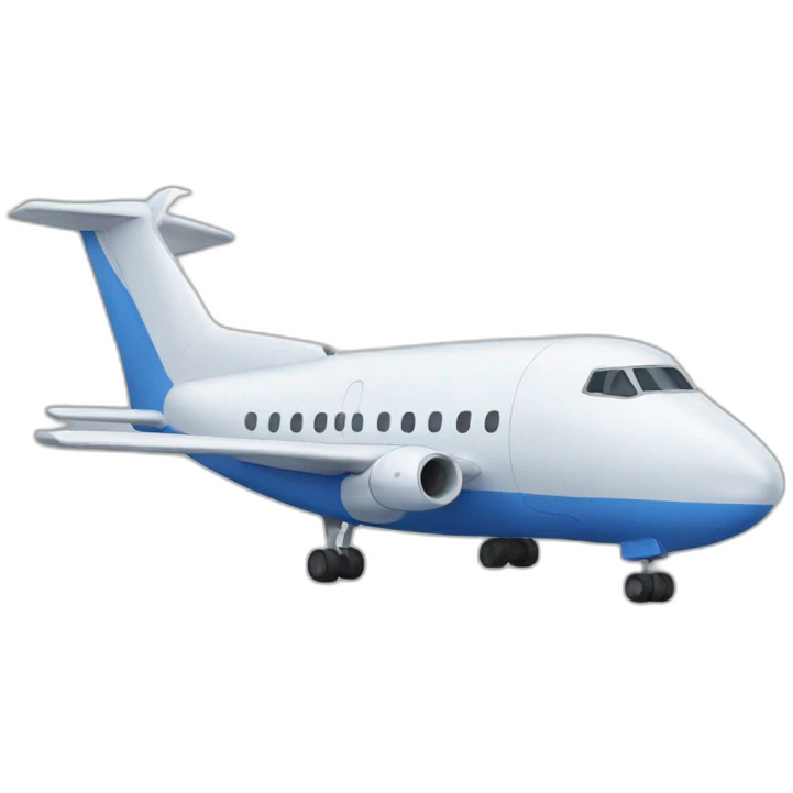 Sad plane emoji