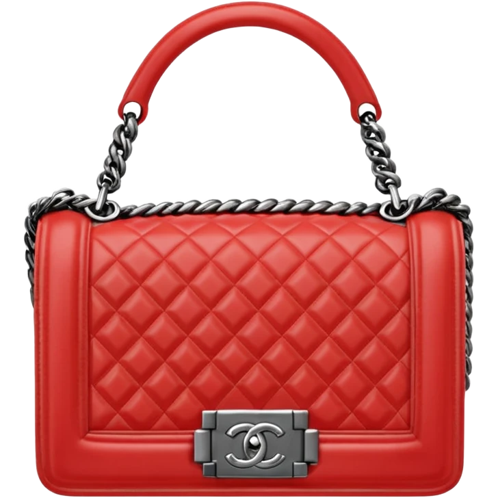 chanel le boy light red emoji