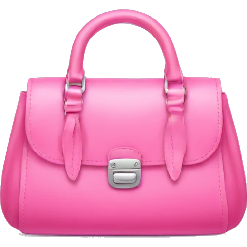pink handbag emoji
