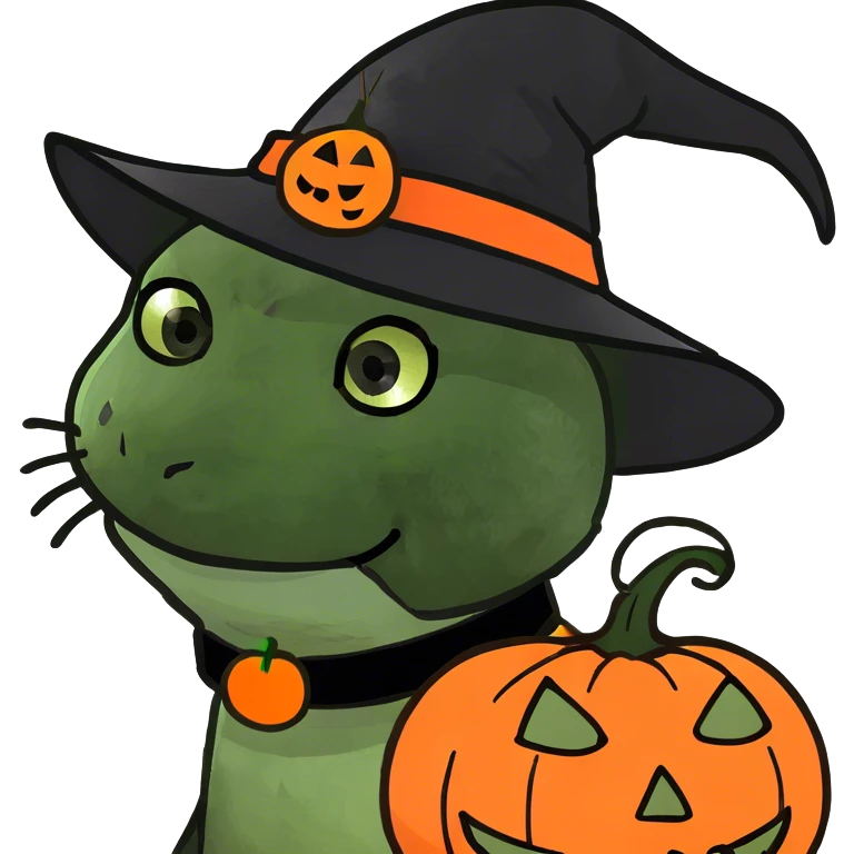 halloween black cat emoji