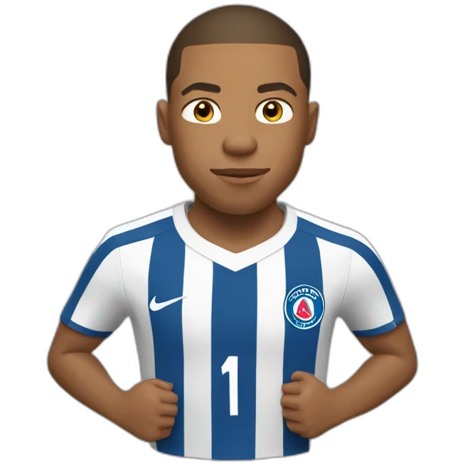 mbappe qui fais caca emoji